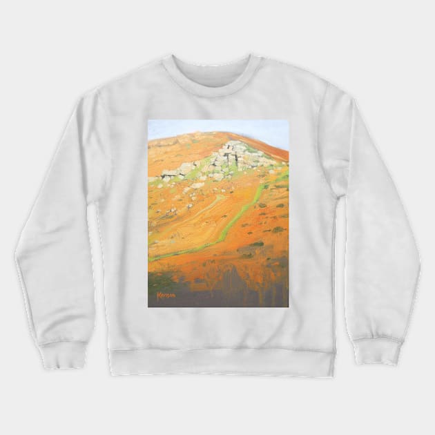 Autumn Sun on Dartmoor Crewneck Sweatshirt by Kavatar